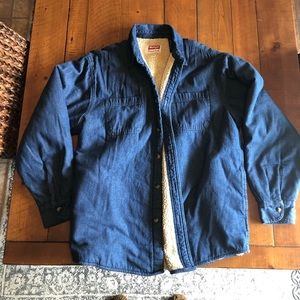 Wrangler Long sleeve insulated shirt denim
